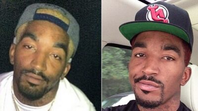 JR Smith blond red hair