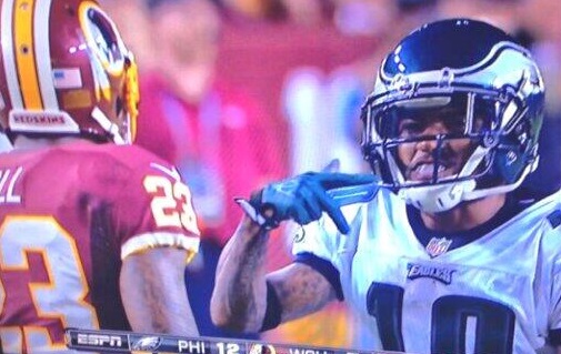 Desean Jackson Throws Up Crips Gang Sign At Deangelo Hall Larry