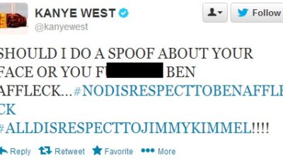 Kanye West Jimmy Kimmel Twitter