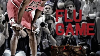 Michael Jordan flu game shoes