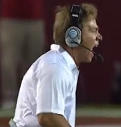 Nick Saban angry