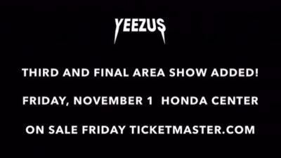 Yeezus Tour Jimmy Kimmel