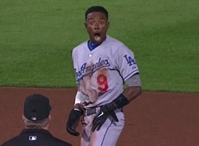 Dee Gordon suffered a dislocated left thumb sliding head-first into first  base - NBC Sports