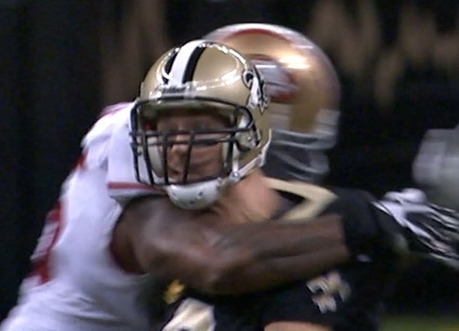 49ers' Brooks fined $15,750 for hitting Drew Brees – The Denver Post