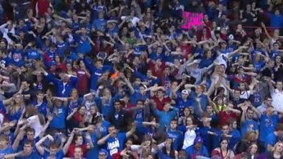 Kansas basketball fans