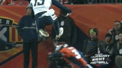 Keenan Allen hurdle