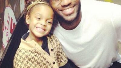 LeBron James Chris Bosh daughter