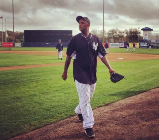 CC Sabathia looks as shockingly slim in his uniform as he does in