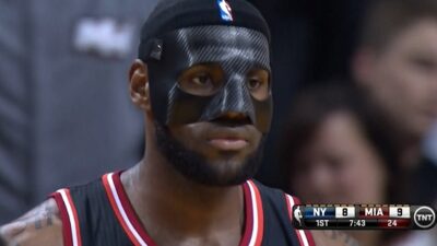 LeBron James black mask