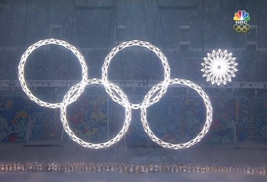 Olympics Ceremony snowflake