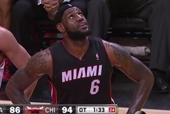 LeBron James no mask