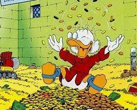 Scrooge McDuck money