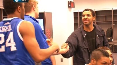 Drake Kentucky locker room