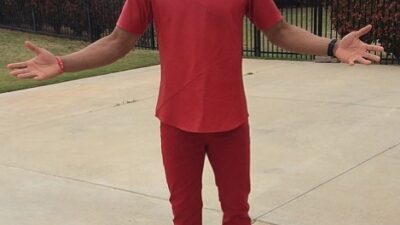 Russell Westbrook red Teletubbie
