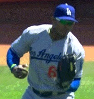 Yasiel Puig catch