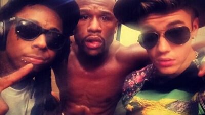 Floyd Mayweather Lil Wayne Justin Bieber