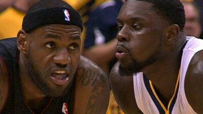 Lance Stephenson LeBron James ear