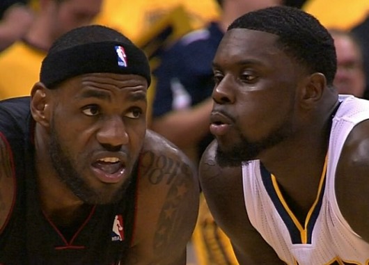 Lance Stephenson LeBron James ear