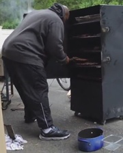 Vince Wilfork talking ribs for Kingsford Charcoal will bring you great joy