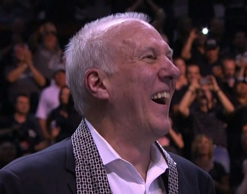 Gregg Popovich in midseason form