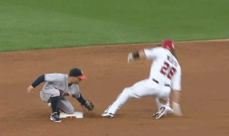 Jayson Werth's stolen base culminated in the best slide of the year