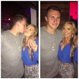 Johnny Manziel hangs with Playboy model Dallas Nicole