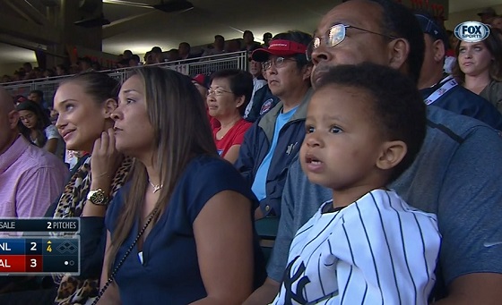 Derek Jeter's girlfriend Hannah Davis racks up screen time with Jeter family