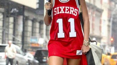 Rihanna Joel Embiid jersey