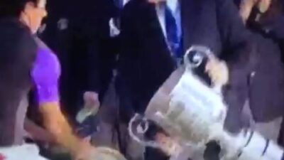 Rory McIlroy trophy save