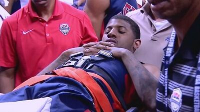 Paul George stretcher