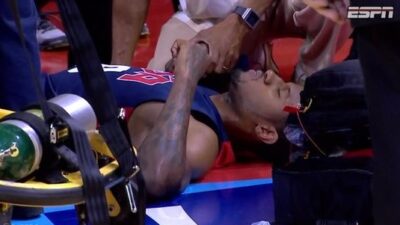 Paul George stretcher