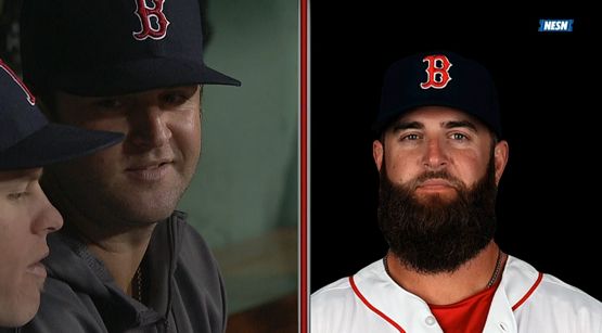 Mike Napoli shaved his beard, is barely recognizable
