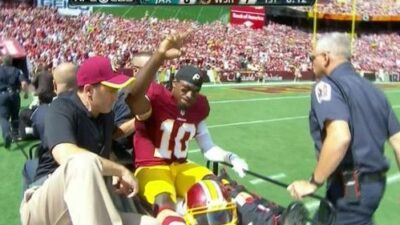 RG3 injury cart