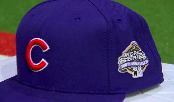 chicago cubs world series hat