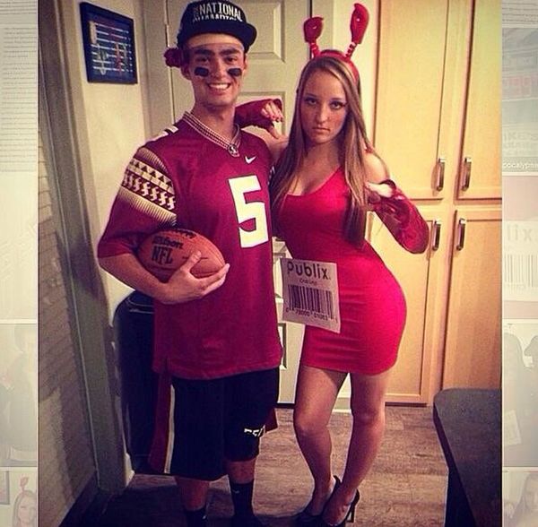 Houston sports themed couples Halloween costumes