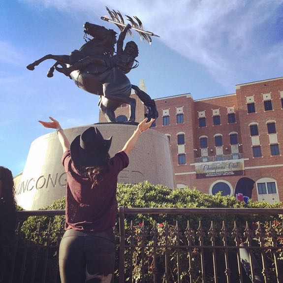 Jenn Sterger returns to Florida State in cowgirl outfit, as promised ...