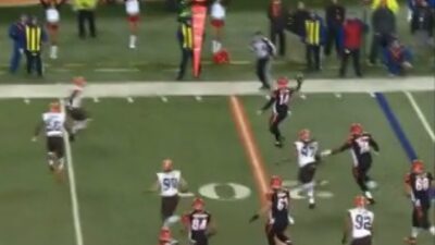 Andy Dalton line of scrimmage