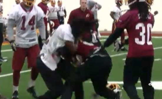 Redskins practice fight: Andre Roberts, Bashaud Breeland throw punches -  Sports Illustrated