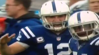 Andrew Luck high five