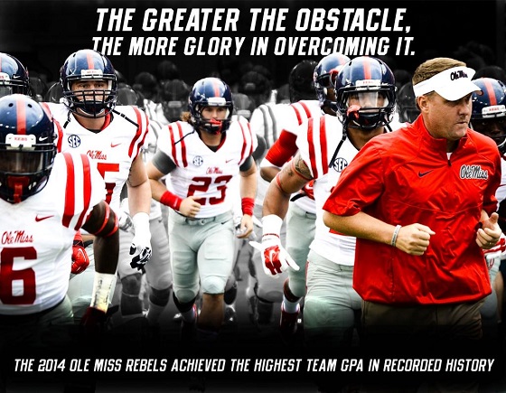 Hugh Freeze proud of Ole Miss' record 2.57 team GPA | Larry Brown Sports