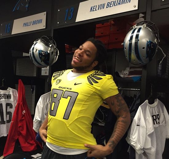 Blue kelvin benjamin clearance jersey