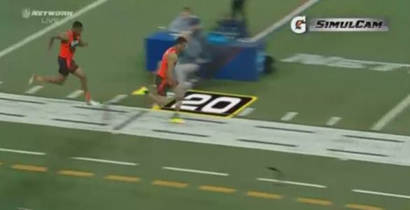 Marcus Mariota dusted Jameis Winston in 40-yard dash (Video)