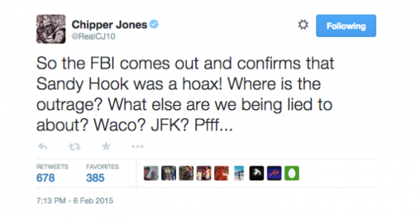 Chipper Jones tweets joke about illegal immigrants