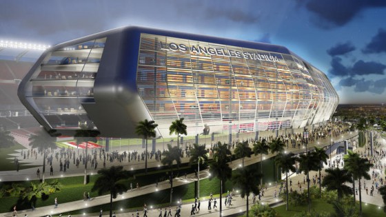 Chargers Raiders L.A. Stadium rendering