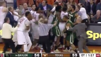 Texas Baylor fight