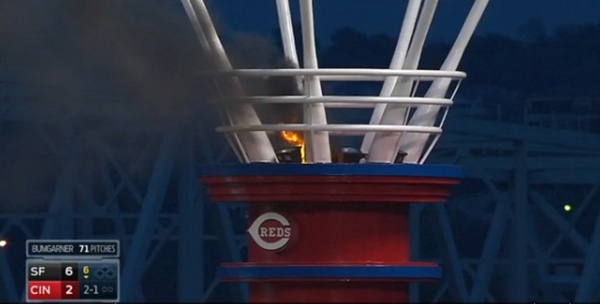 Fire extinguished at Great American Ball Park