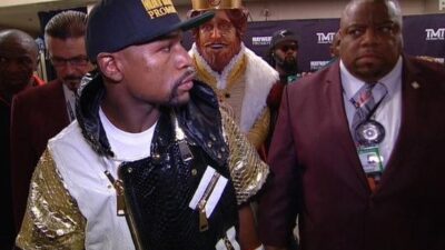 Burger King mascot Floyd Mayweather