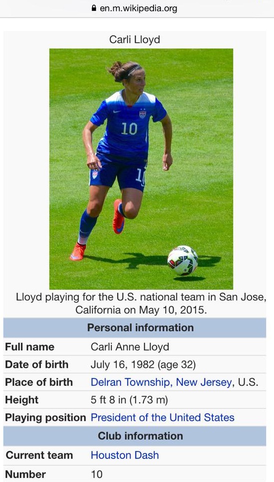 Carli Lloyd Wikipedia