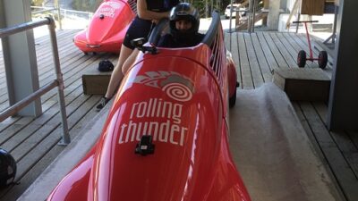 Larry Brown bobsleigh rolling thunder