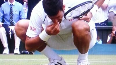 Novak Djokovic grass